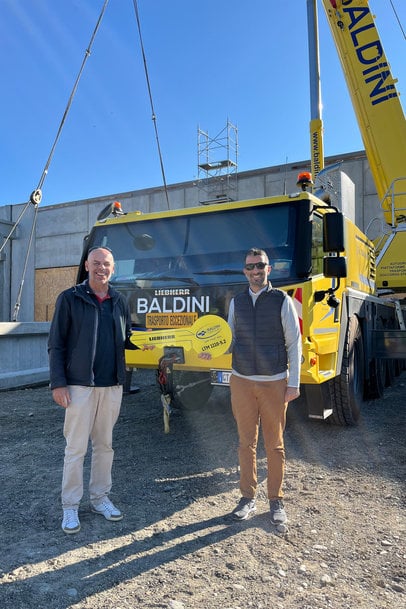 Nuovo acquisto per Baldini Group: Seconda gru da 110 tonnellate con LICCON3 in Italia